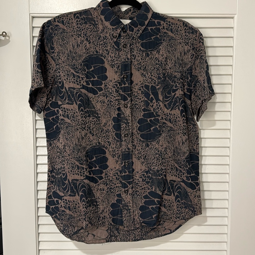 Billy Reid Short Sleeve Button Down.